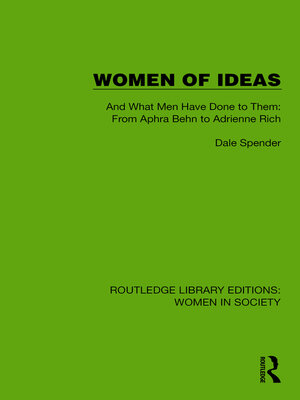 cover image of Women of Ideas
